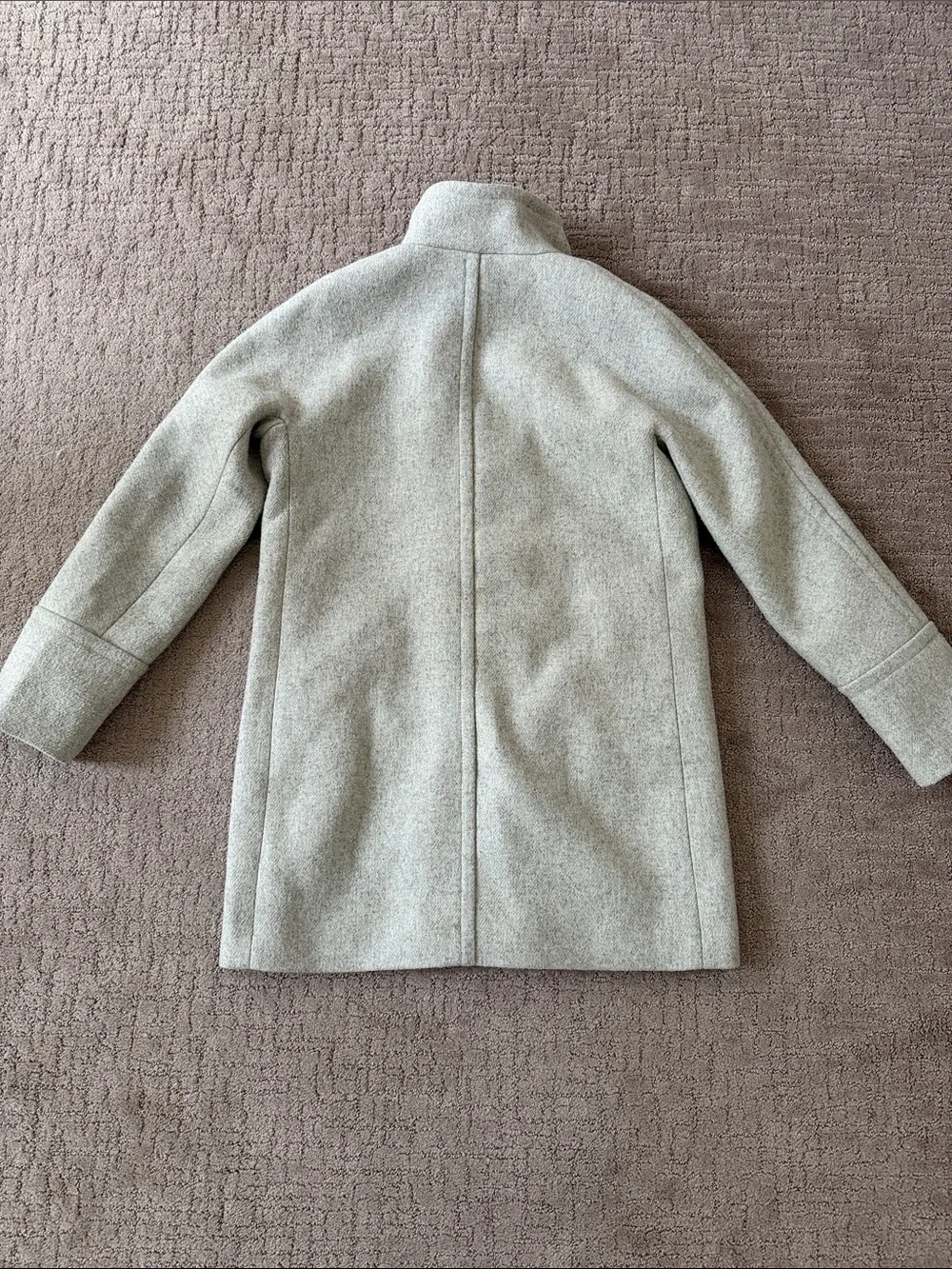 J. Crew Light Gray Wool-Blend Coat - Picture 4 of 4